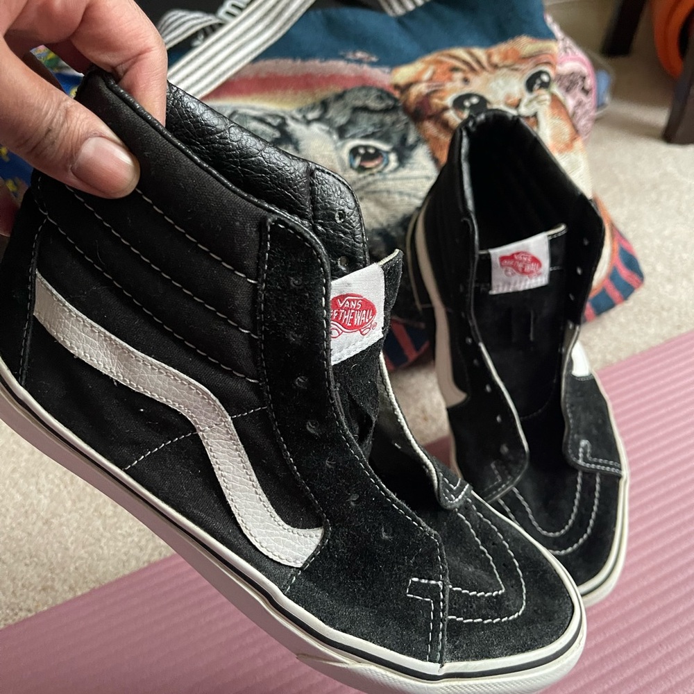 Vans old skool black high top sneakers